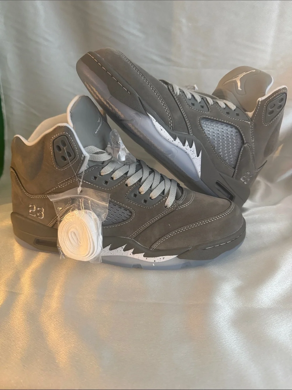 New! Air Jordan 5 Retro “Wolf Grey” (2026)! Authentic!